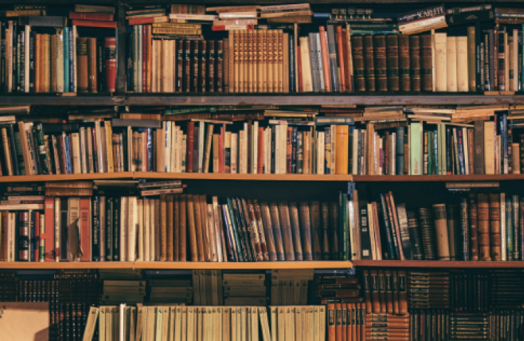 Library full of books 