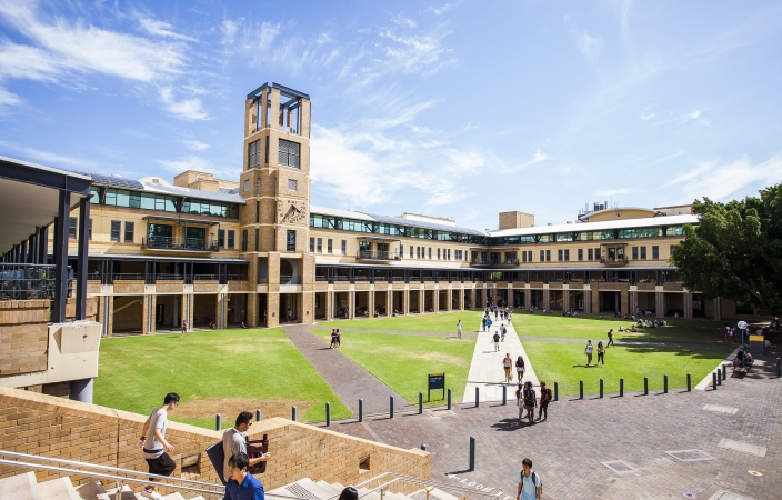 Quadrangle landscape