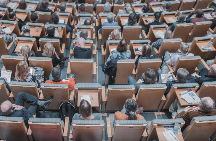 Group of people at a seminar 