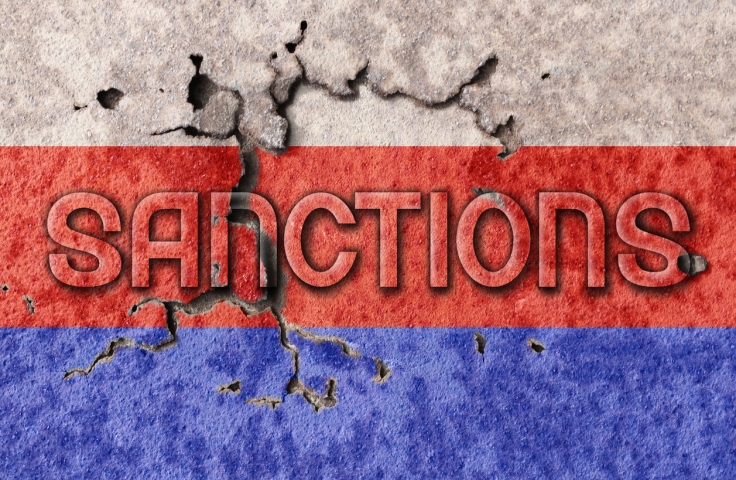 Word sanctions on the Russian flag